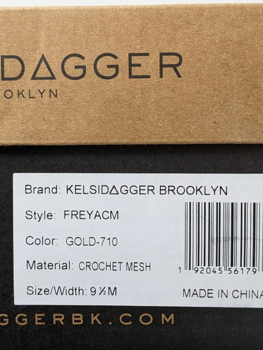 Kelsi Dagger Freya Gold Metallic Ballet Flats Women's 9.5